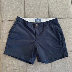 Old Navy Men's Dark Blue Flat Front Shorts